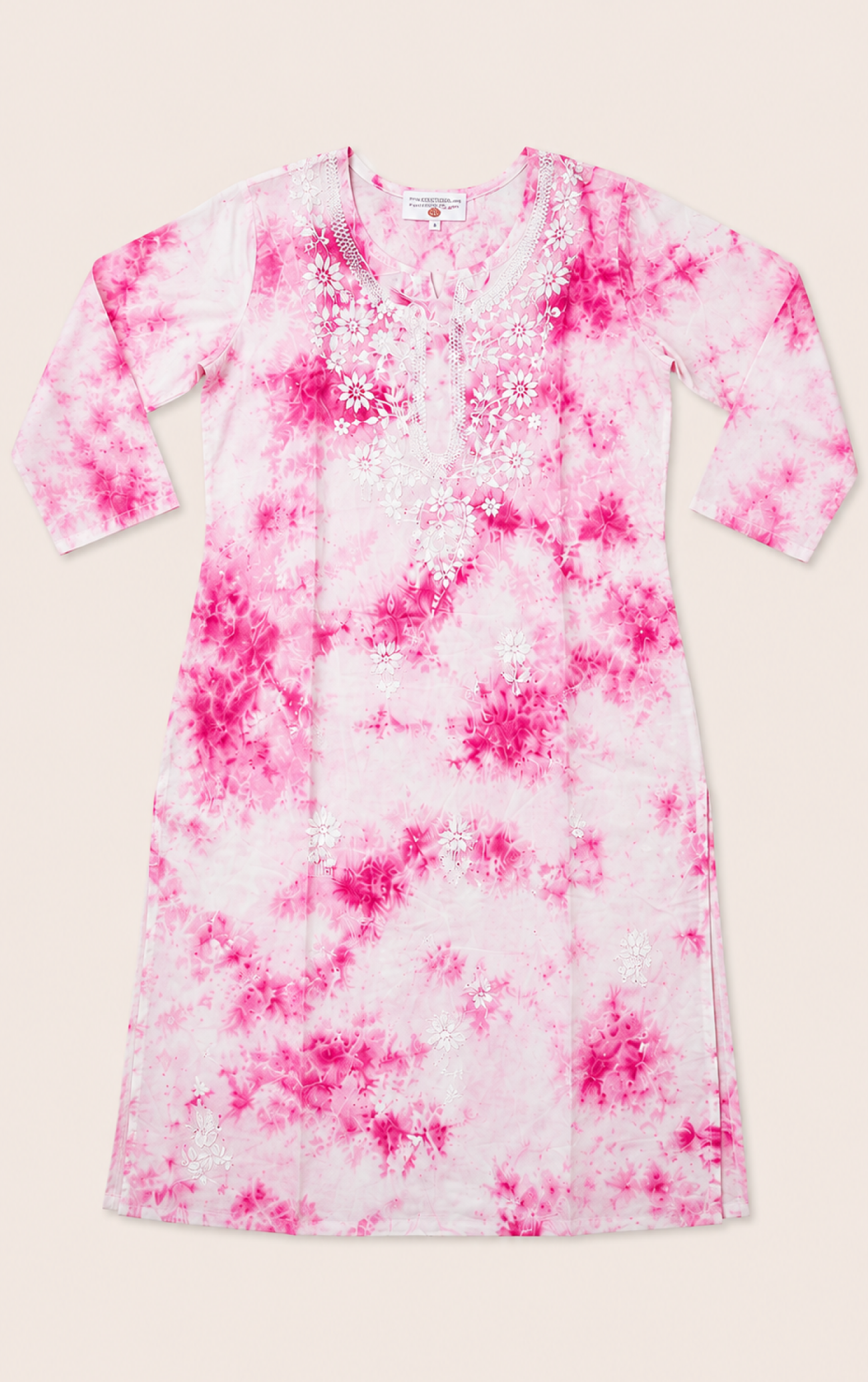 Mini heart print Normal sleeves| Zipless feeding maxi
